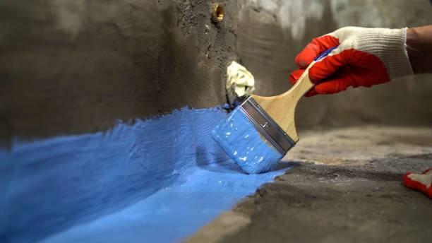 Commercial Wet Basement Repair project at a Lapel, IN business property by SJ Waterproofing Pros